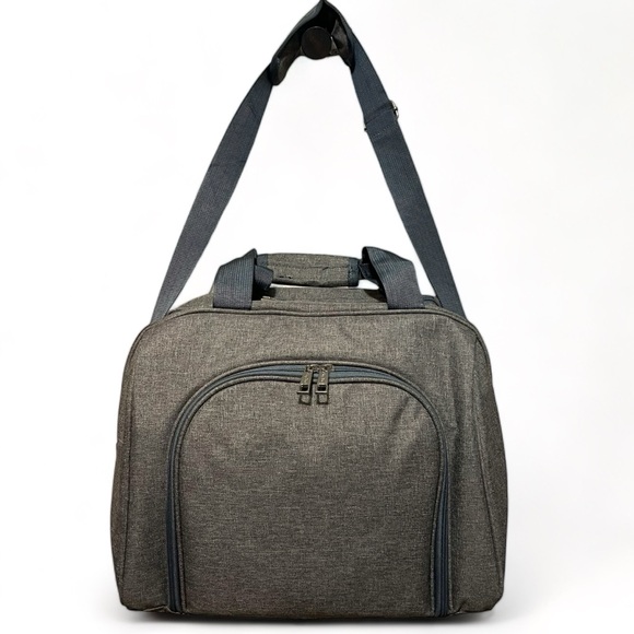 NWOT California Picnic All-in-One Shoulder Insulated Bag 4-Piece Cutlery Cheese! - Picture 2 of 15